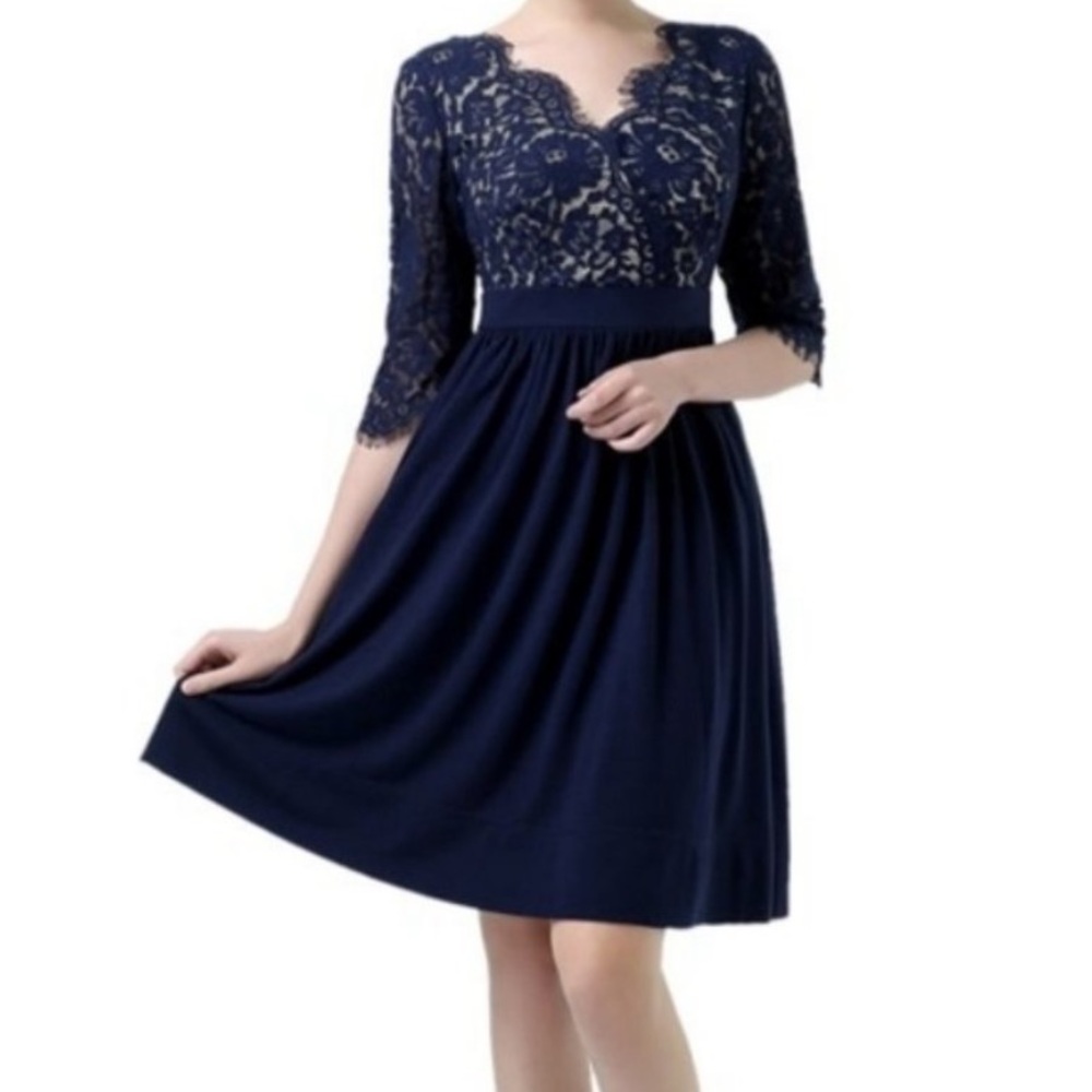 Phistic Black Adela Party Dress Size 8 NWT